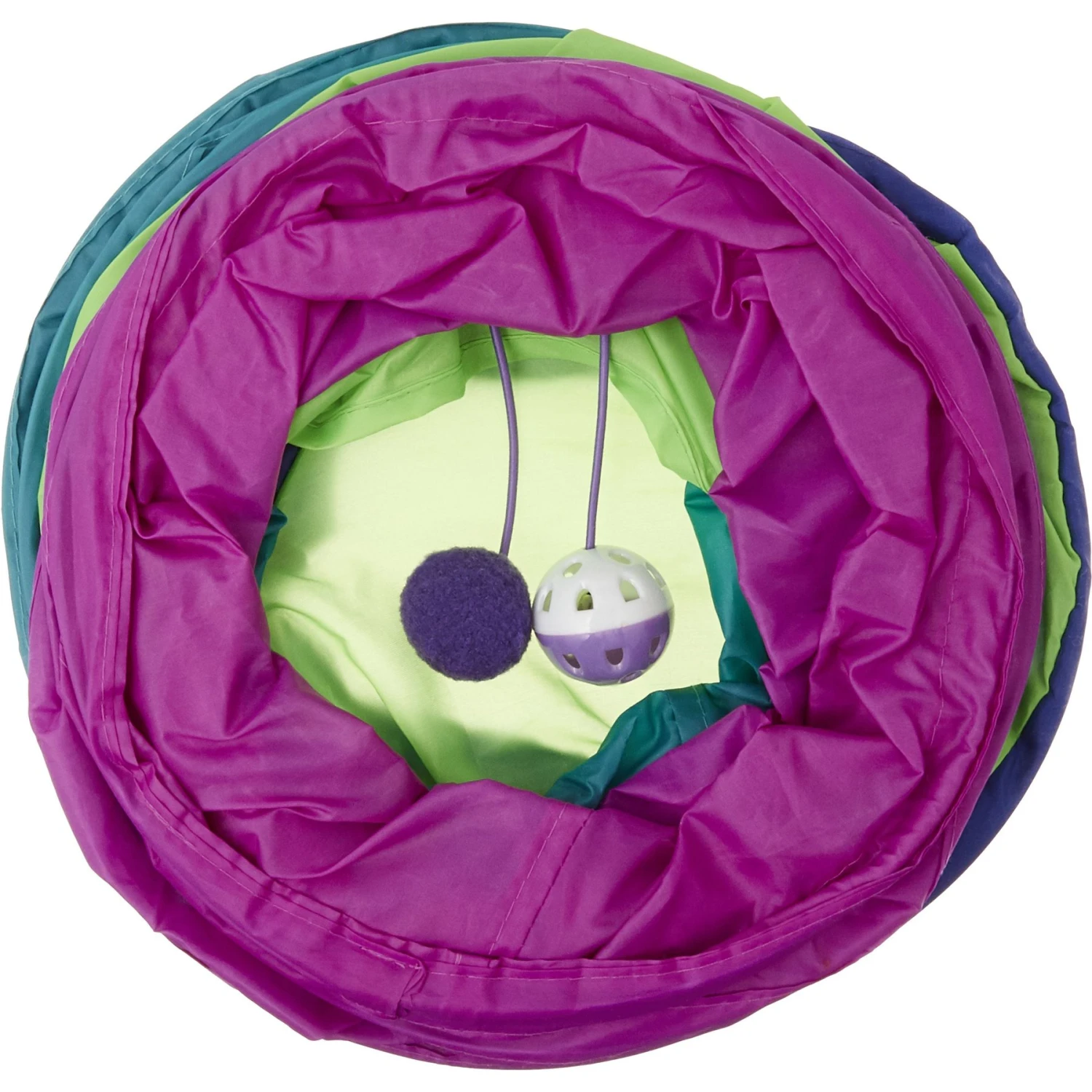 Frisco Foldable Play Tri-Tunnel Cat Toy - Image 5