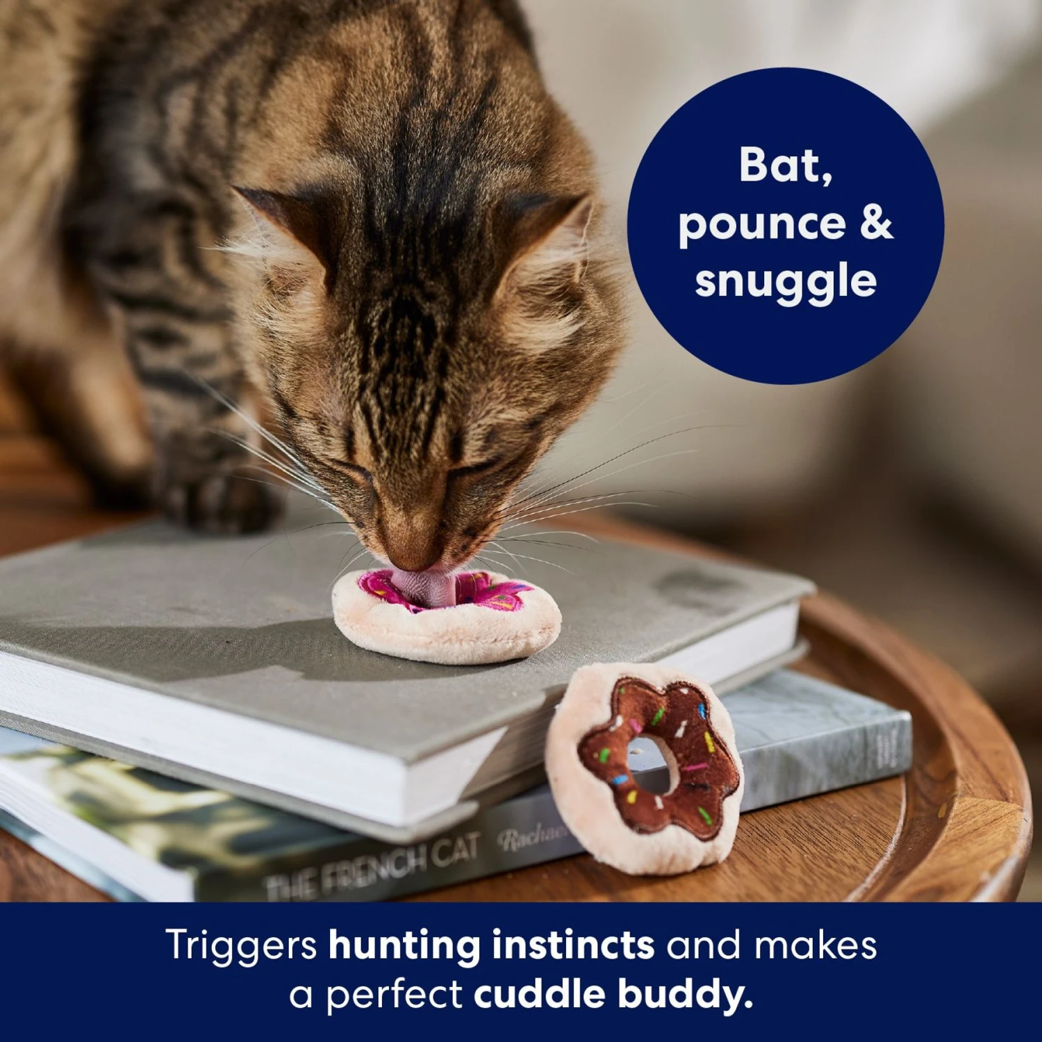 Frisco Donut Plush Cat Toy With Catnip - Image 4