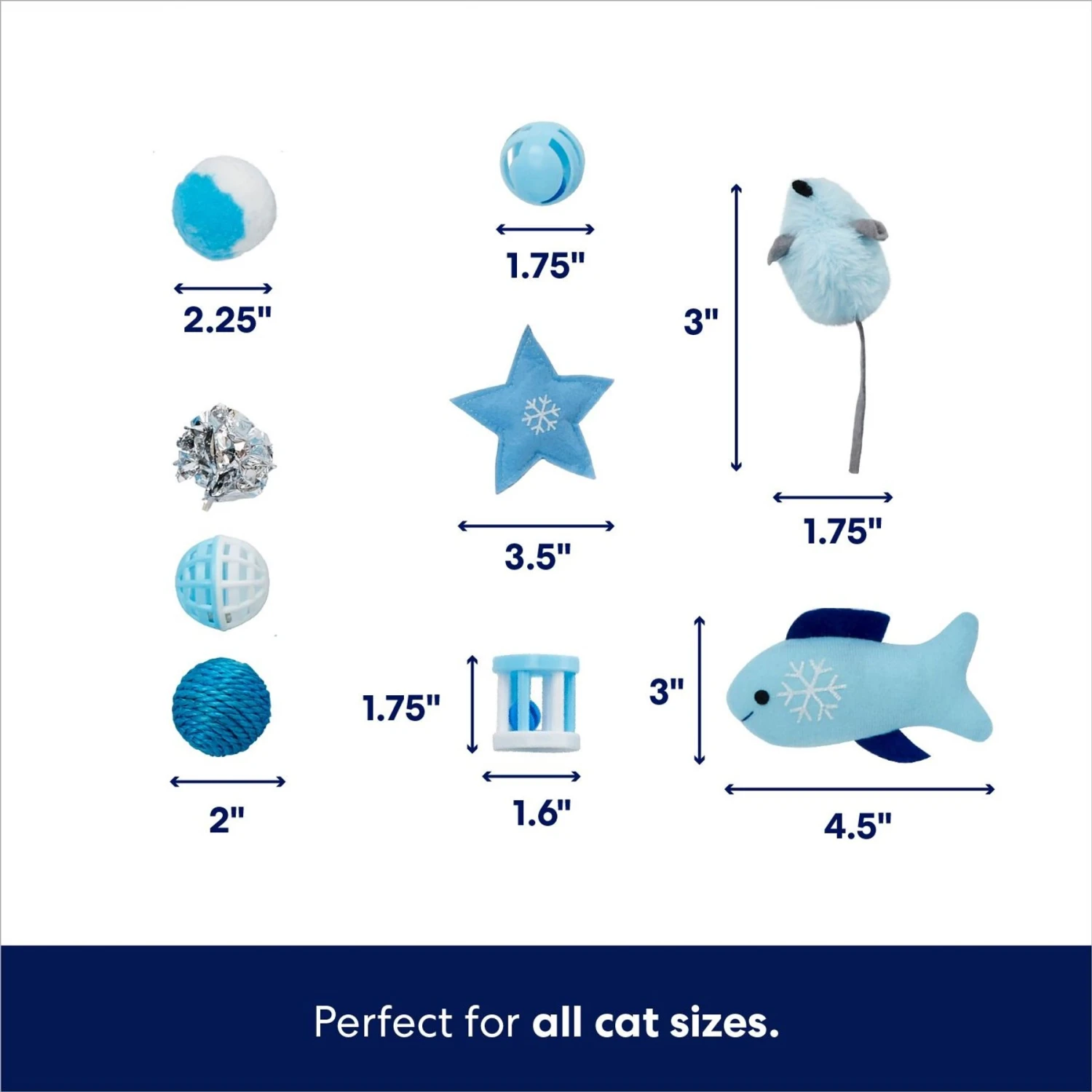 Frisco Holiday Stocking Variety Pack Cat Toy With Catnip, 25 Count - Image 3