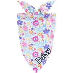 Frisco Bright Floral Personalized Dog & Cat Bandana