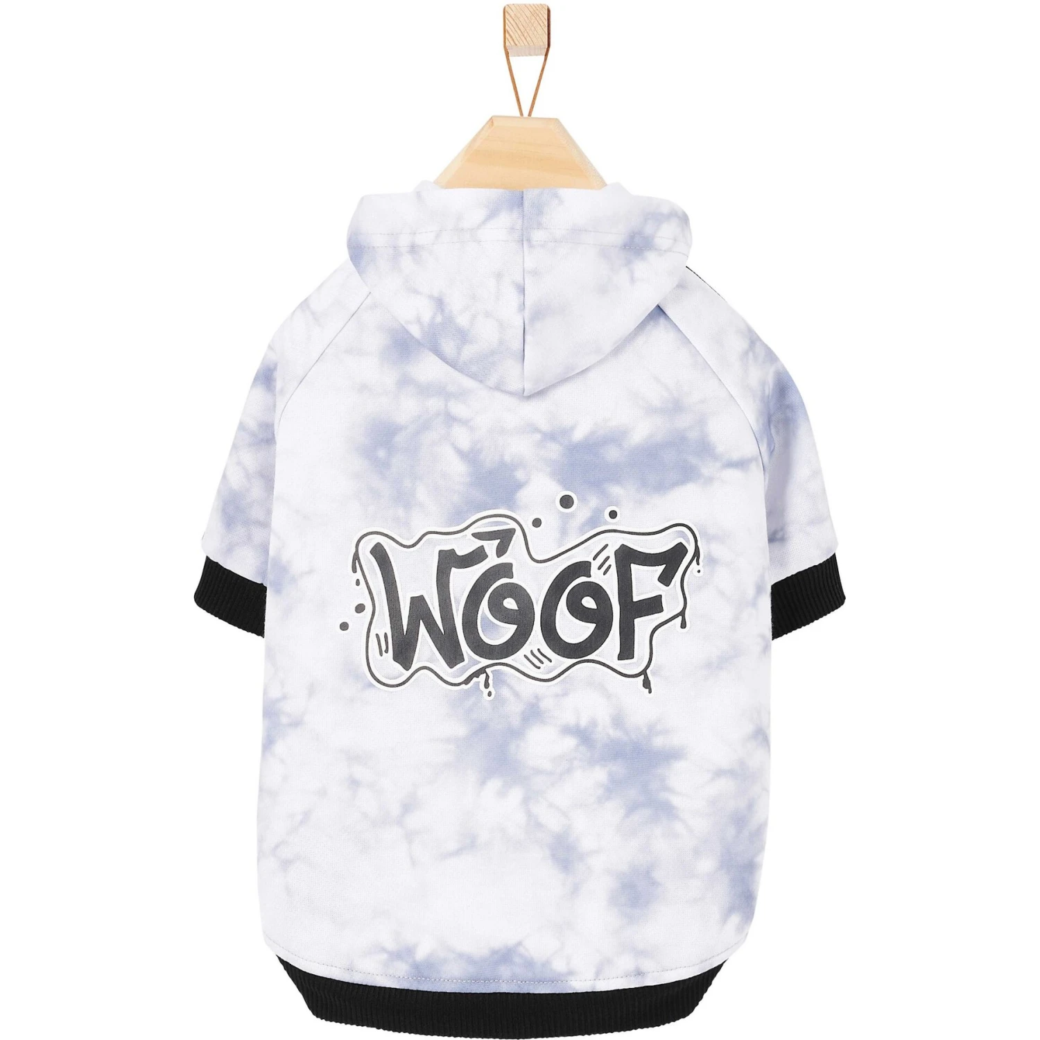 Frisco Woof Tiedye Print Dog & Cat Hoodie