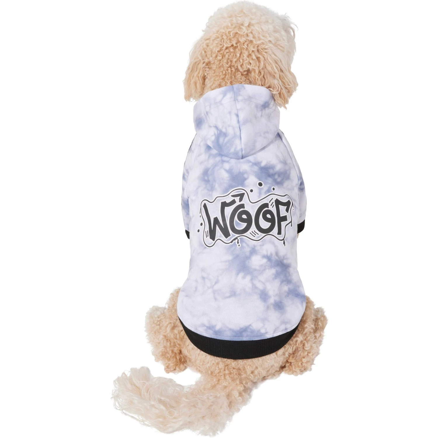 Frisco Woof Tiedye Print Dog & Cat Hoodie - Image 3