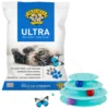 Frisco Butterfly Cat Tracks Cat Toy & Dr. Elsey's Ultra Unscented Clumping Clay Cat Litter