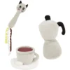 Frisco Brunch Coffee Set Plush Cat Toy With Catnip