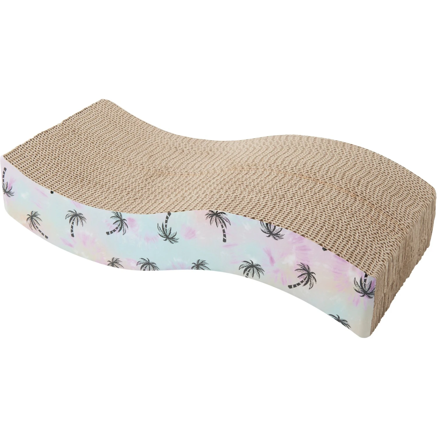 Frisco Wave Cat Scratcher Toy With Catnip