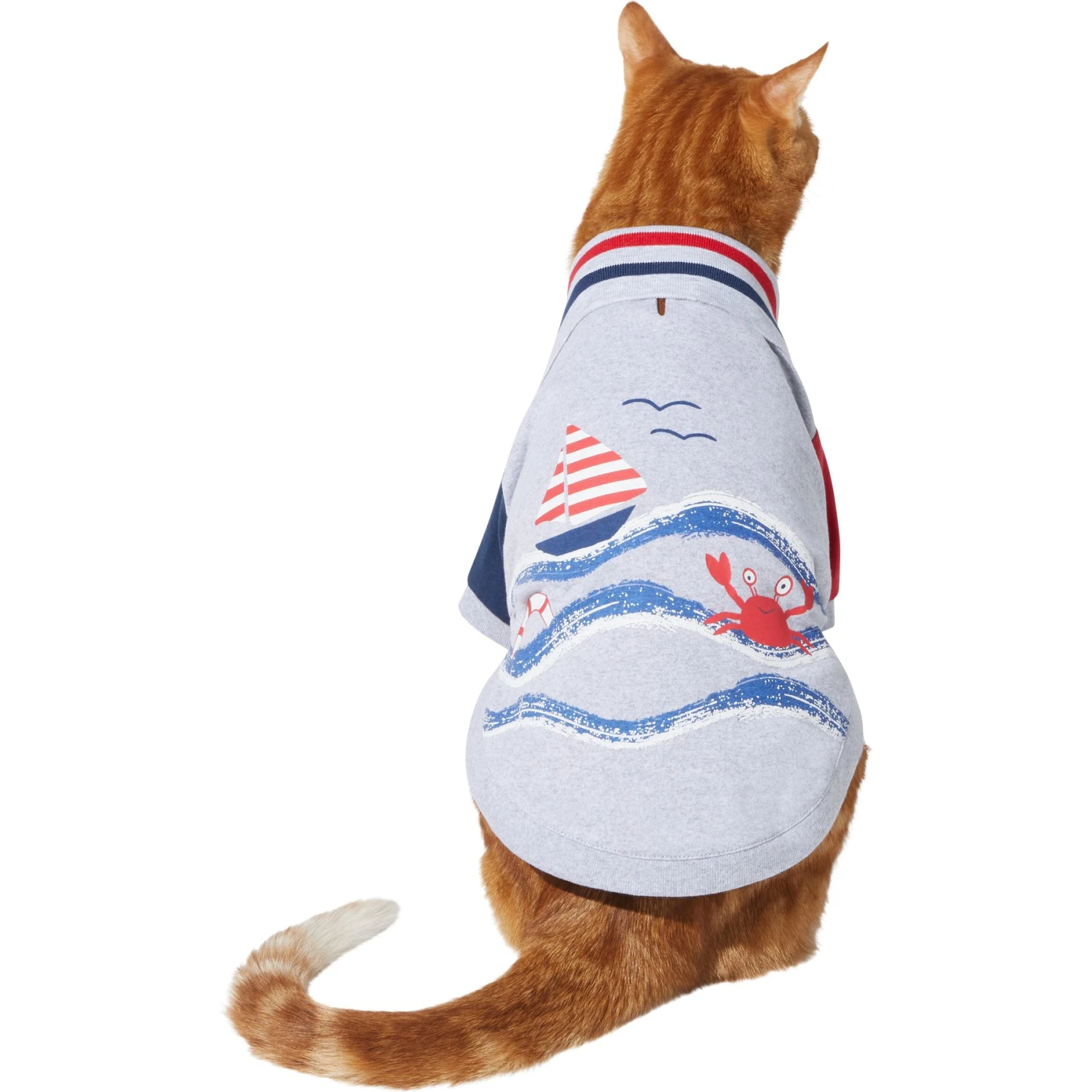 Frisco Nautical Polo Dog & Cat Shirt - Image 3