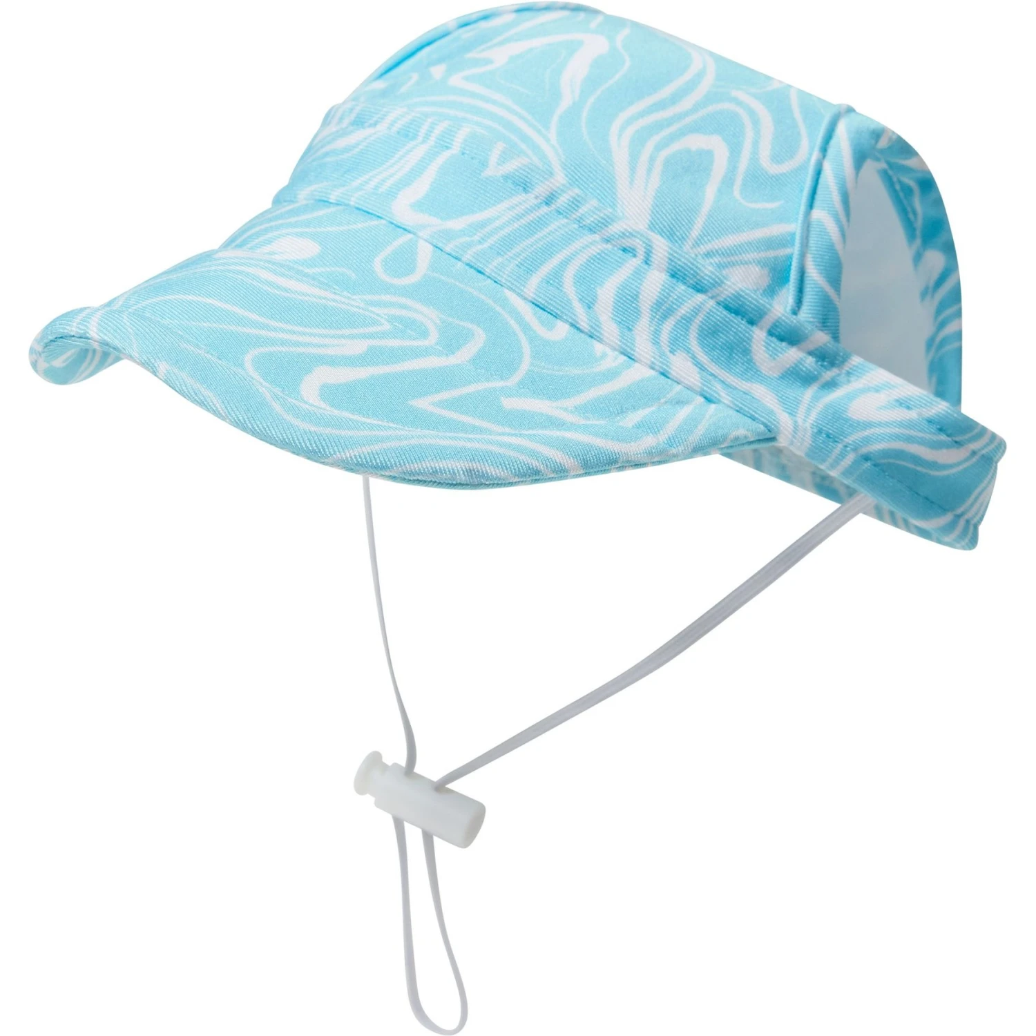 Frisco Blue Ocean Waves 30 + UPF Dog & Cat Beach Cap - Image 5