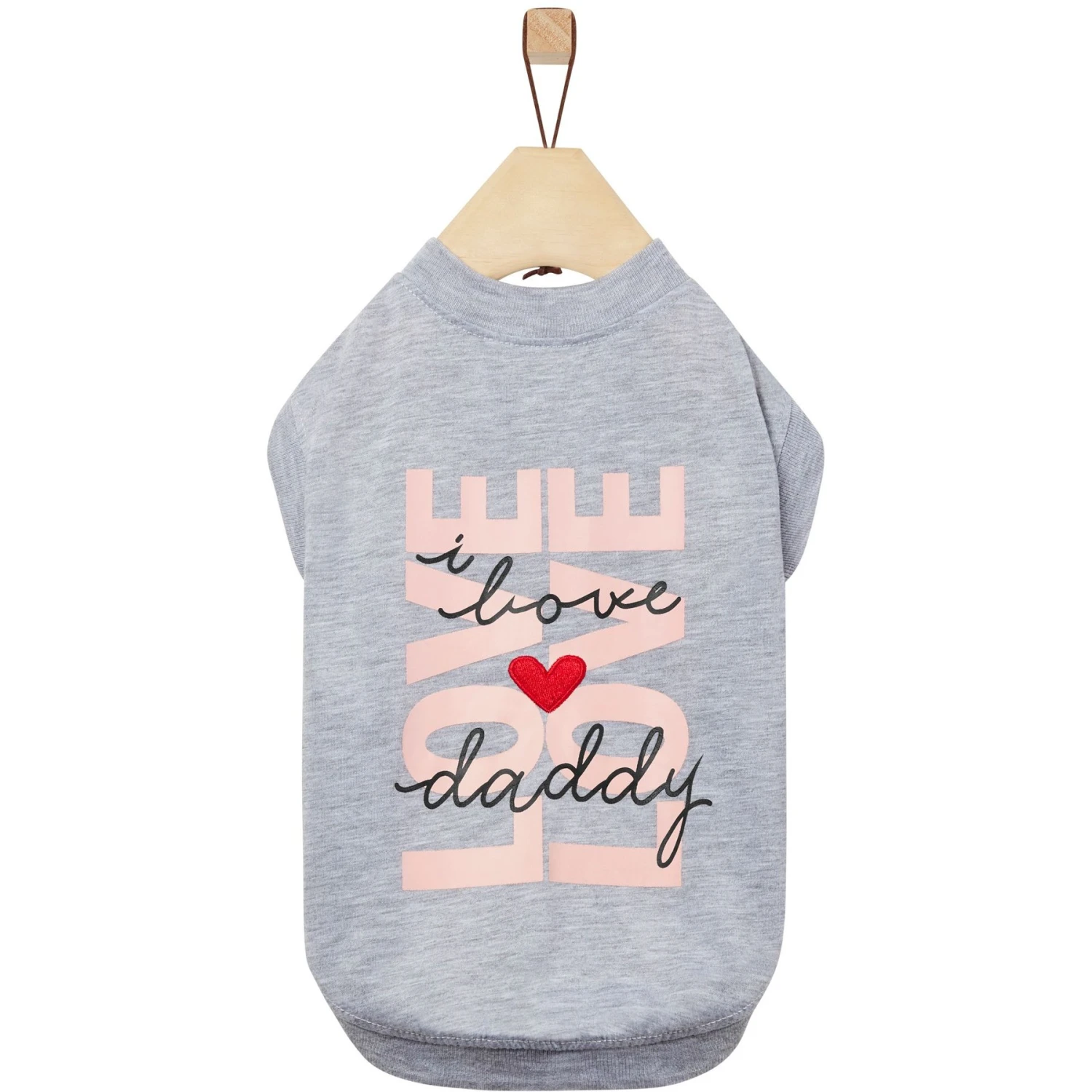 Frisco I Love Daddy Heart Dog & Cat T-Shirt