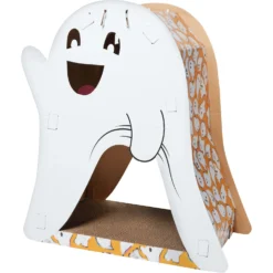Frisco Halloween Cutie Ghost Cardboard Cat House With Catnip